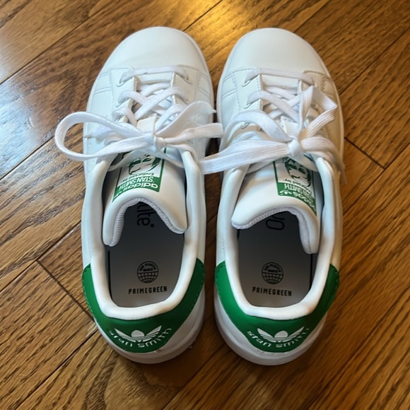 KIDS ADIDAS STAN SMITH SNEAKERS SIZE 12.5 - Picture 2 of 8